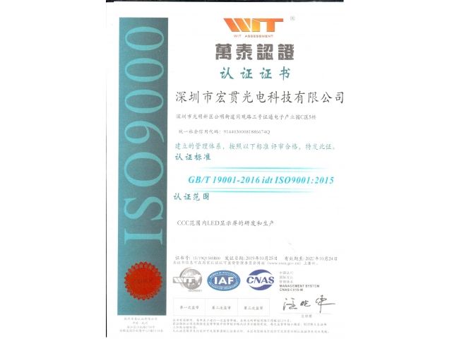 ISO认证
